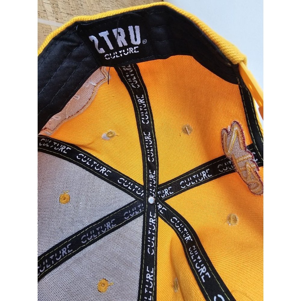 2TRU x Culture Snap Back Hat Legend Yellow Brand New w/ Tag - Picture 6 of 6